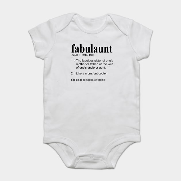 Aunt baby onesie on sale